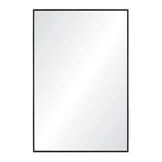 Miroir rectangle en métal noir 24"X36" | Entrepôt de la Réno