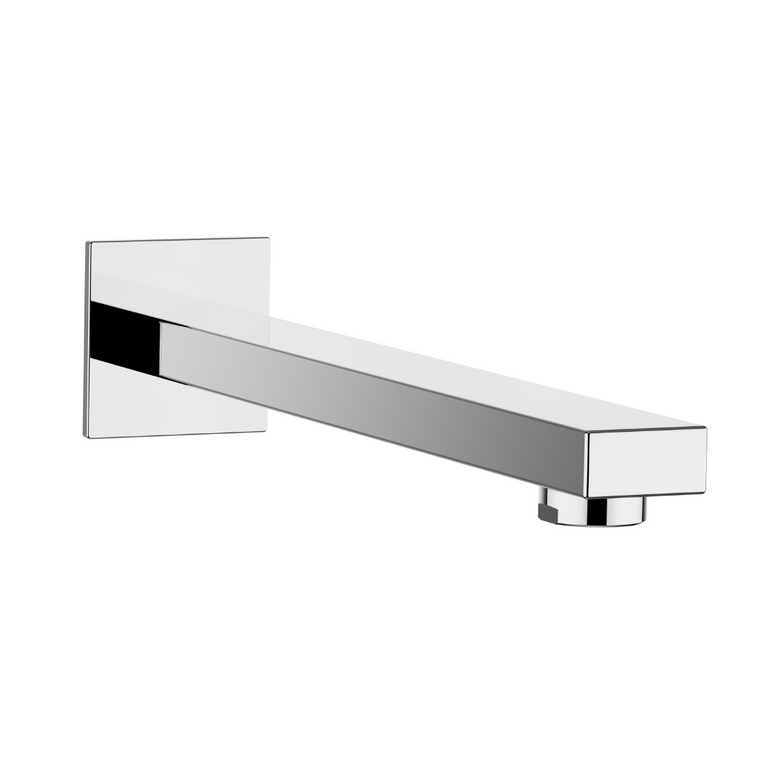 Chrome Square Bath Faucet with Hand Shower