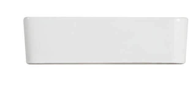 Lavabo rectangulaire 621, porcelaine 19 1/4 x 14 3/4 x 5 1/2 po, blanc | Entrepôt de la Réno