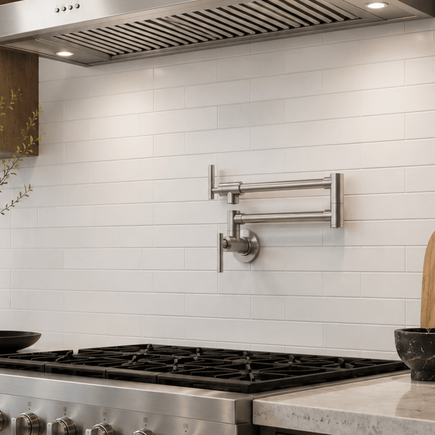Robinet ETERNO de cuisine remplisseur acier brossé