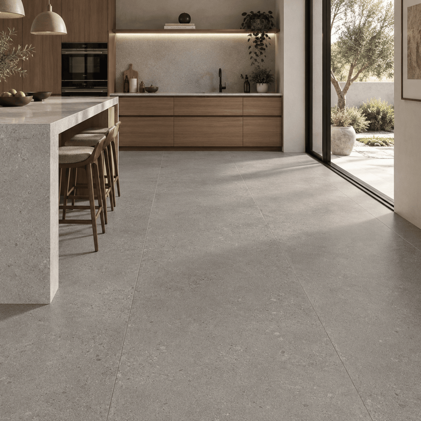 Céramique 24x48 Stone Cement Grigio Mat