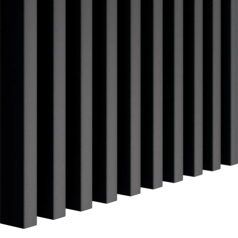Panneaux acoustiques en latte de bois couleur Eben 24" x 108" | Entrepôt de la Réno