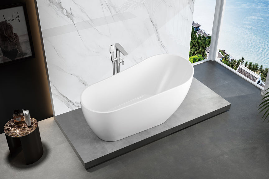 Bain auto-portant Charlotte 59" X 29½" X 29½" | Entrepôt de la Réno