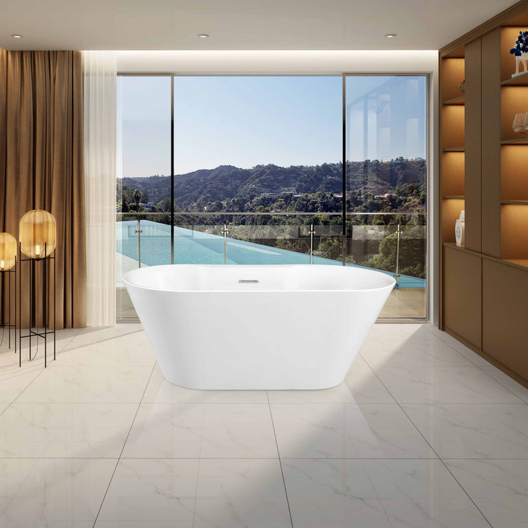 Bain auto-portant Amélie 59" X 30" X 23" | Entrepôt de la Réno