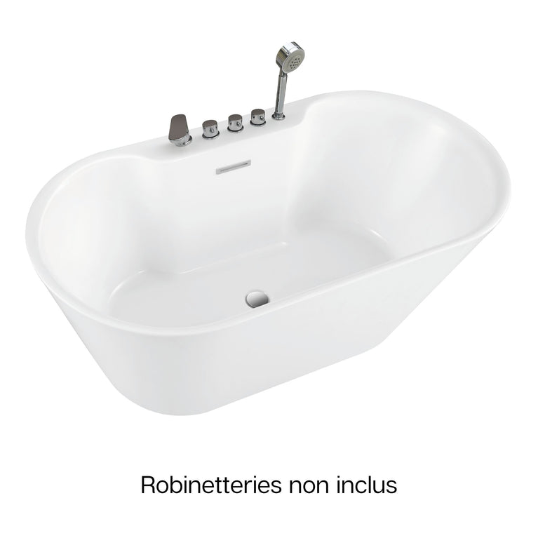 Bain auto-portant Amélie 59" X 30" X 23" | Entrepôt de la Réno