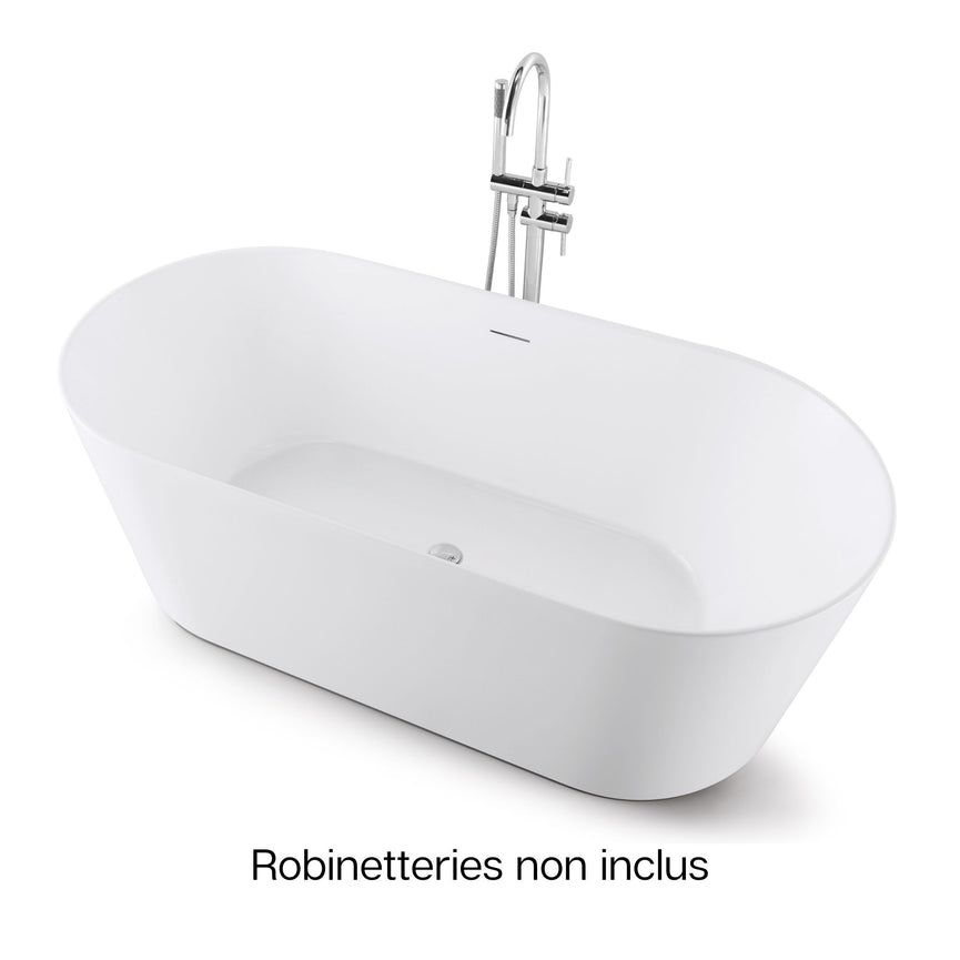 Bain auto-portant Juliette 59" X 30" X 23" | Entrepôt de la Réno