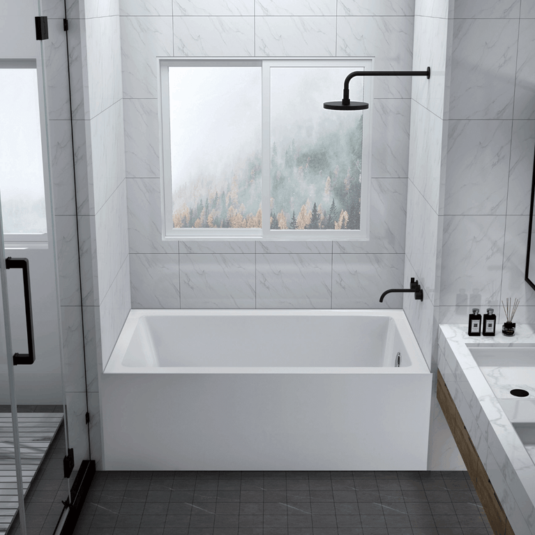 Bain en alcôve Côté Droit 60" X 32"