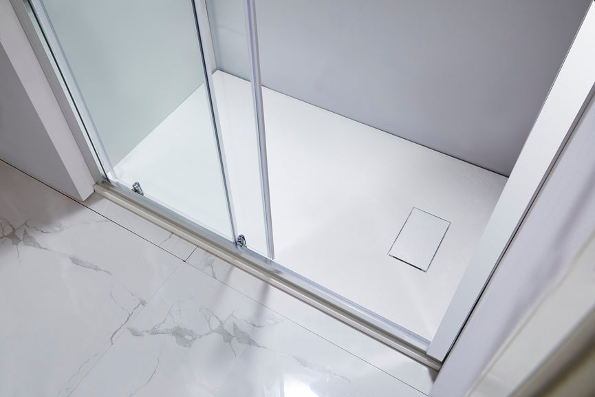 Base de douche en SMC blanche