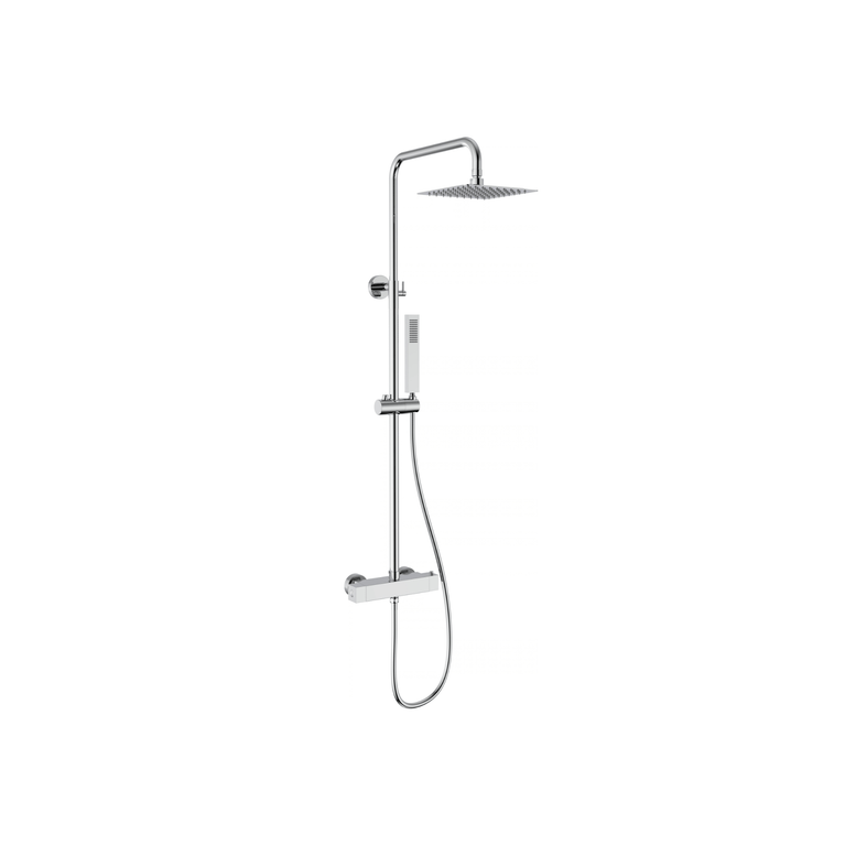 Colonne de douche CASCATA - carré chrome