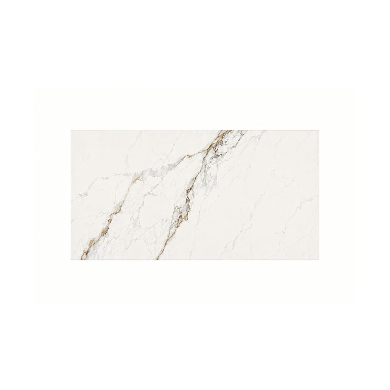 Glossy Calacatta Victoria Gold 24x48 Ceramic
