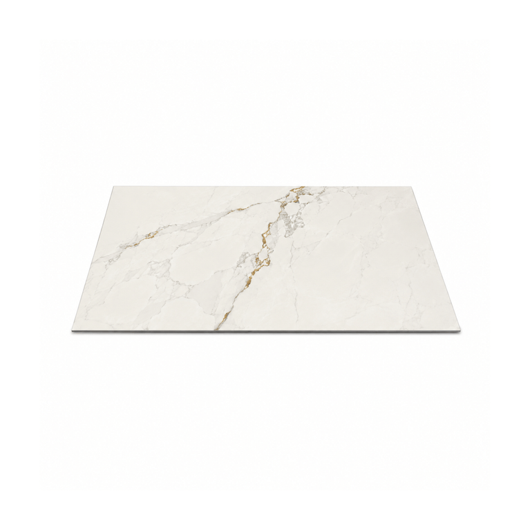 Glossy Calacatta Victoria Gold 24x48 Ceramic