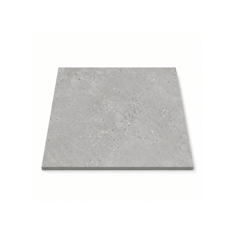 24x24 Stone Cement Silver Matte ceramic