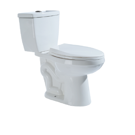Toilette haute allongée 2 pièces | Entrepôt de la Réno