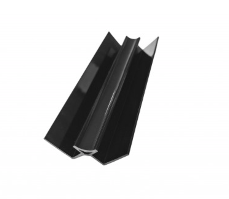 Moulure de coin en PVC noire | Entrepôt de la Réno