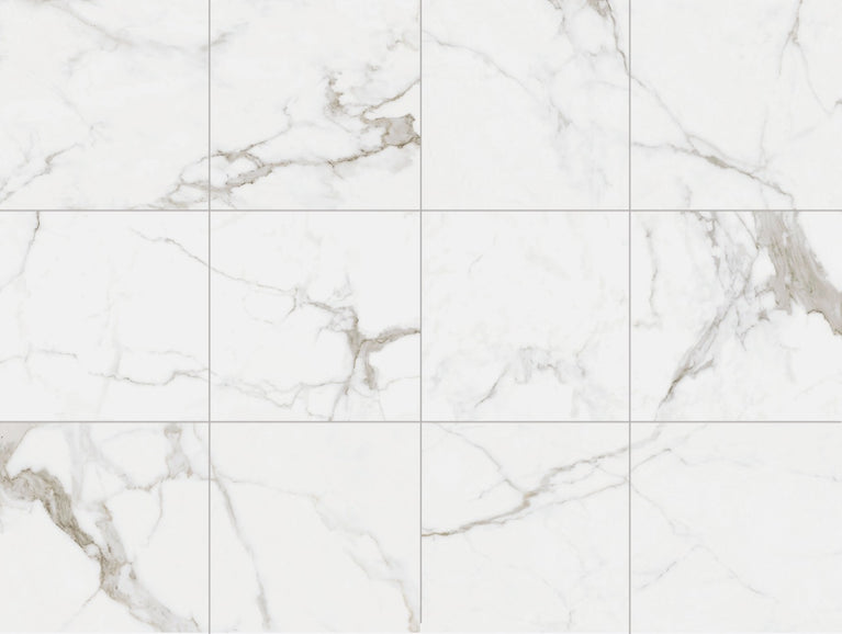 Céramique 24x24 Gold - Calacatta | Entrepôt de la Réno