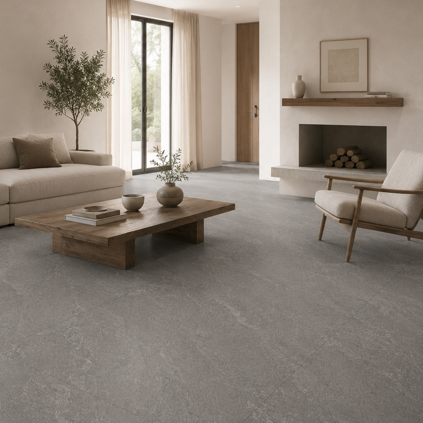 Céramique 24x24 Nova Strata Anthracite Mat