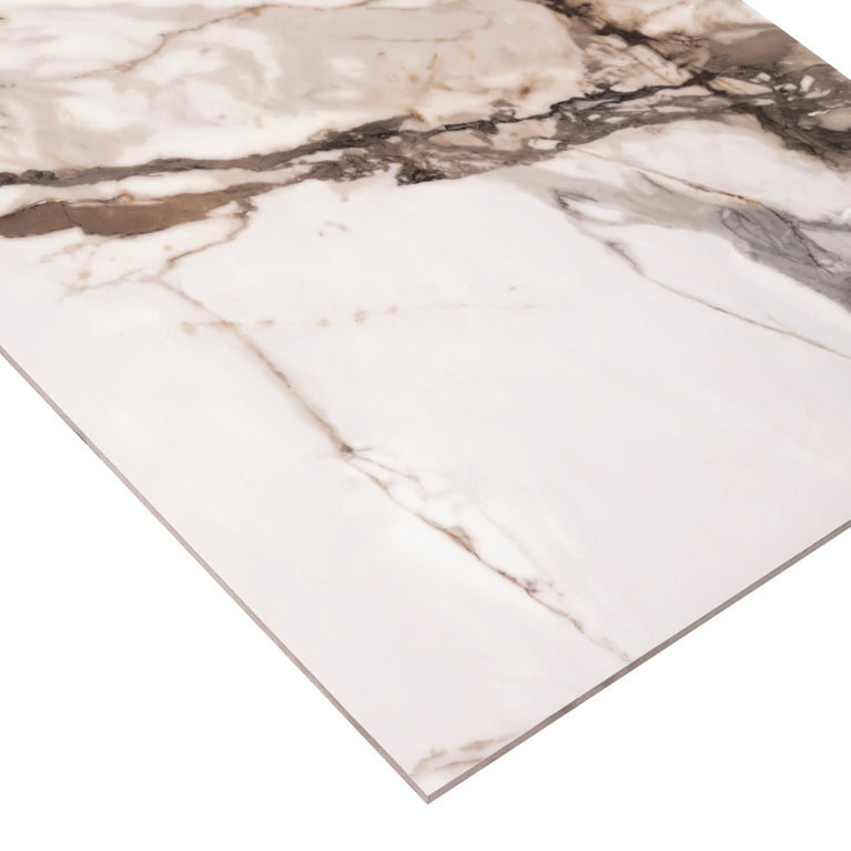 Céramique 24x48 effet marbre gold lustrée - Diamond