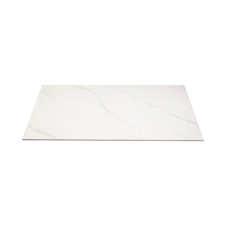 Céramique 24x48 effet marbre luxe - Blanche