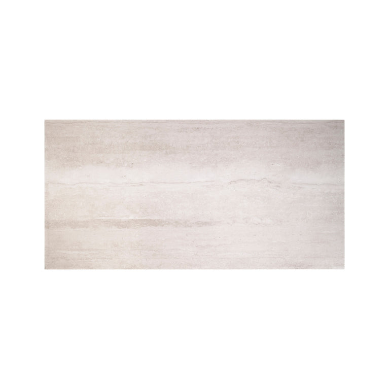 Ceramic 24x48 white beige shades - Travertine