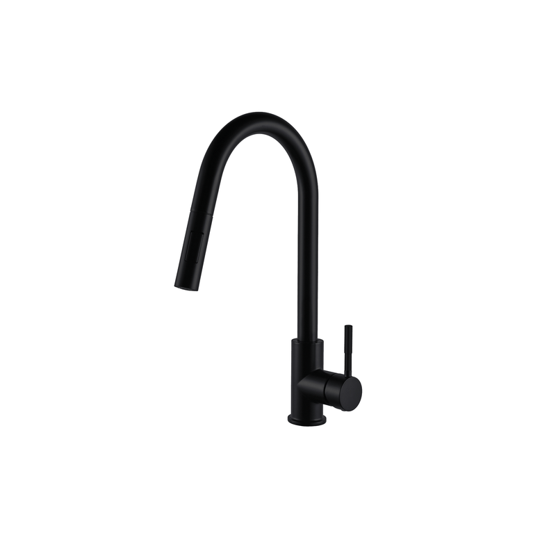 Robinet ETERNO de cuisine inox noir mat