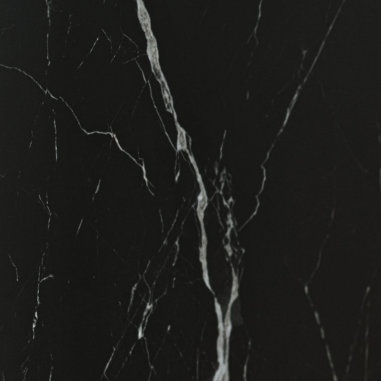 Mur de douche en PVC effet marbre noir mat 48 po x 96 po
