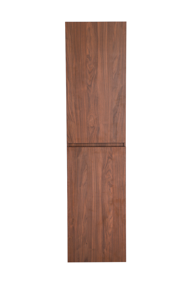 Armoire 18 x 72 pouces bois noyer | Entrepôt de la Réno