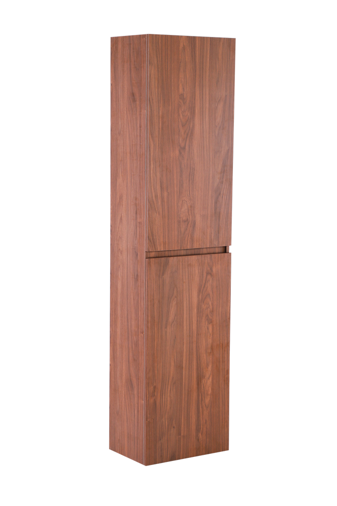 Armoire 18 x 72 pouces bois noyer | Entrepôt de la Réno