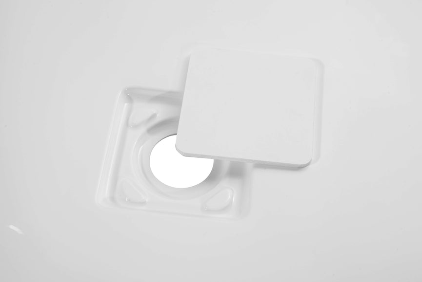 Douche (Base et Vitres inclus) chrome 36"X36" en alcôve | Entrepôt de la Réno