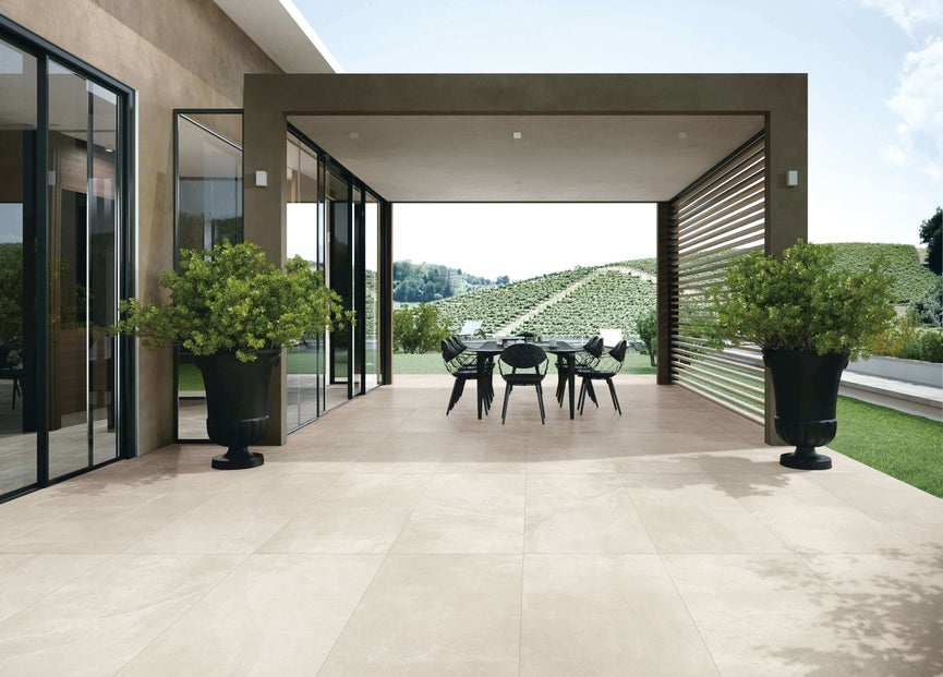 Céramique 24x24 ivoire - Mustang | Entrepôt de la Réno