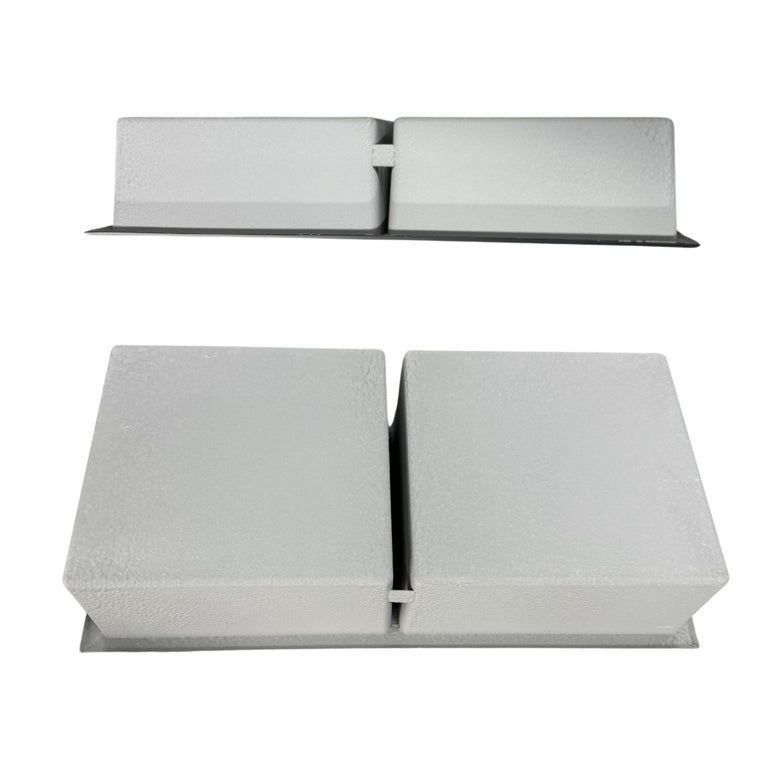 Niche de douche double 12X24 - Acier brossé | Entrepôt de la Réno