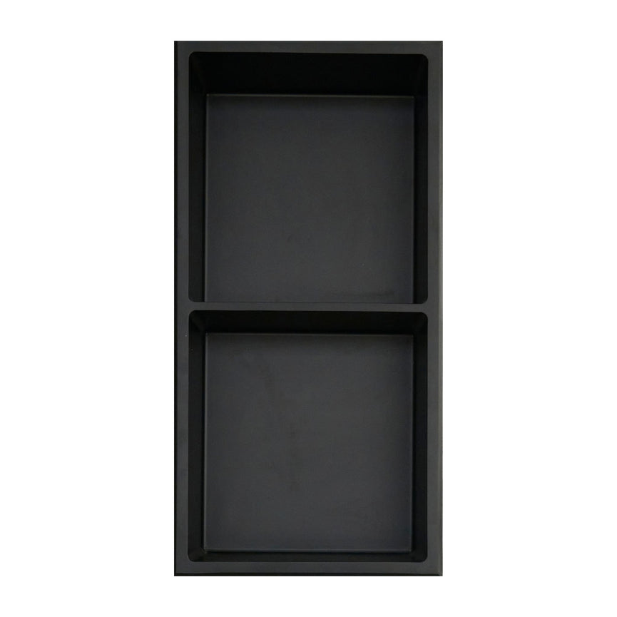 Niche de douche double 12X24 - Noir mat | Entrepôt de la Réno
