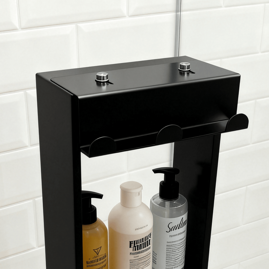 Niche de douche triple amovible 8X35.5 - Noir