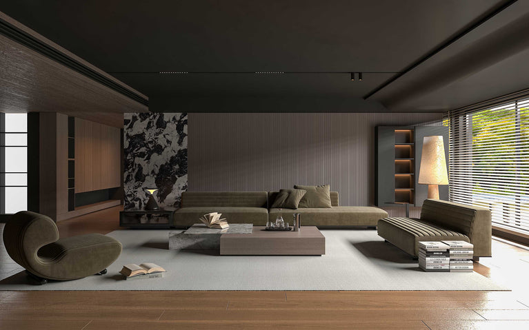 Decorative Wall Panel WPC – Square Taupe