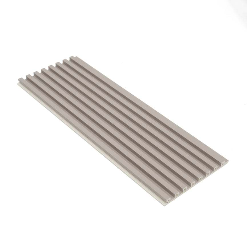 Panneau décoratif mural WPC – carré taupe