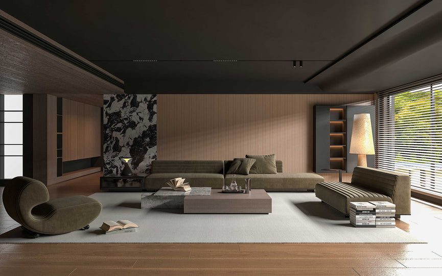 Panneau décoratif mural WPC – latte de bois naturel