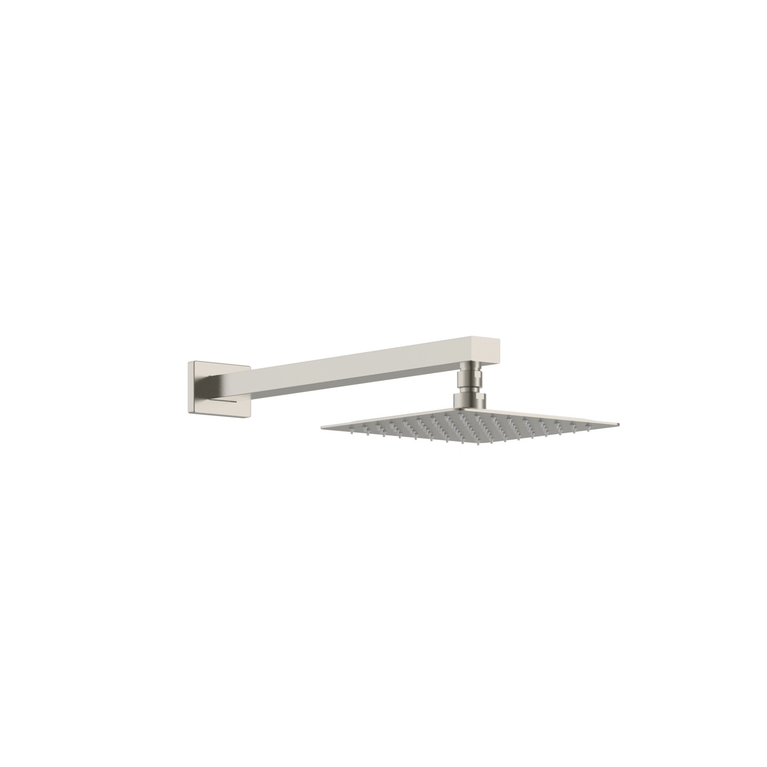 Robinetterie CASCATA de douche - carré acier brossé