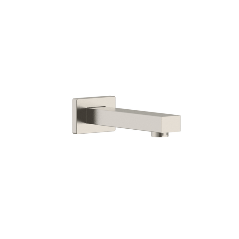 Robinetterie SERENITA murale pour bain douche carré acier brossé