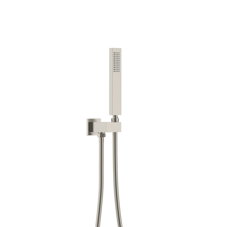 Robinetterie CASCATA de douche - carré acier brossé