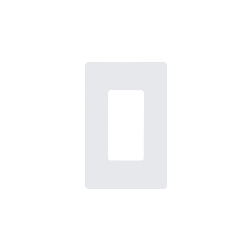 Plaque murale blanche sans vis apparente - Simple