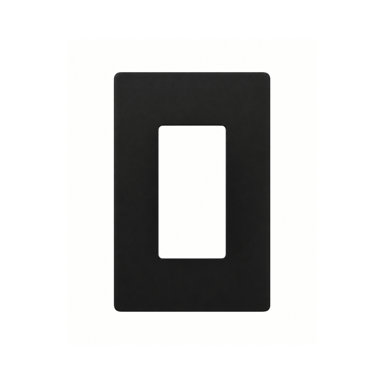 Plaque murale noire sans vis apparente - Simple