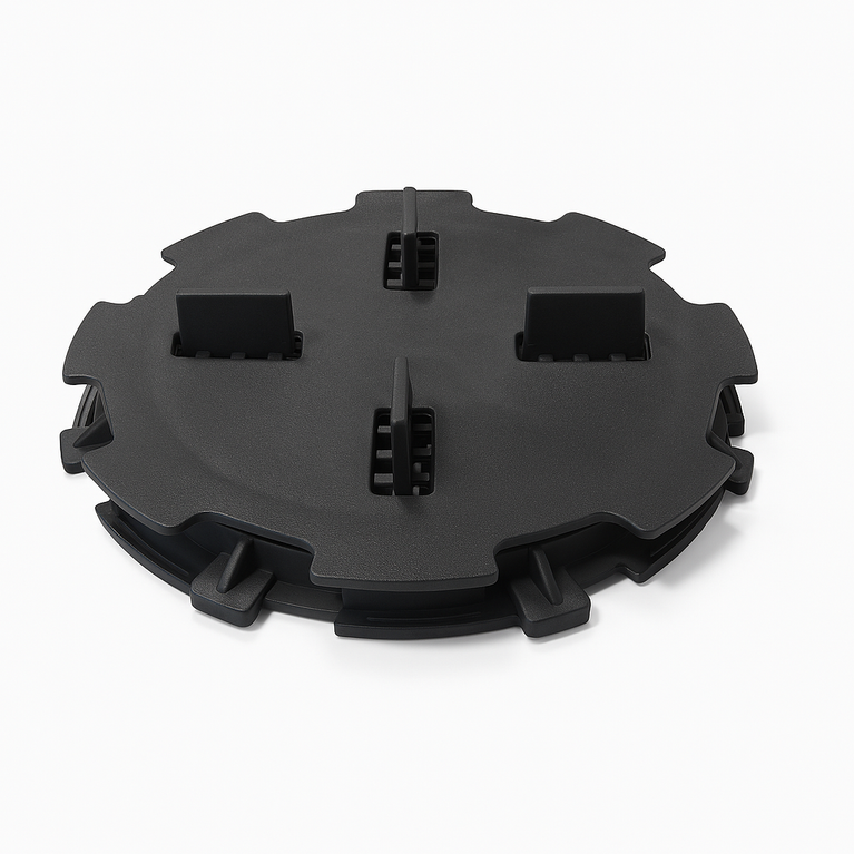 Plot de support ajustable en plastique – 10 à 15 mm