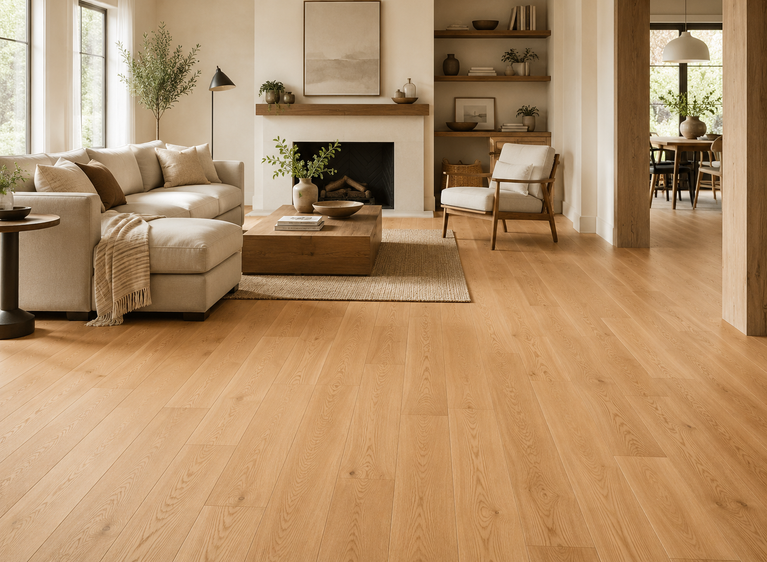 White Oak Engineered Flooring - Exclusive Grade - Natural