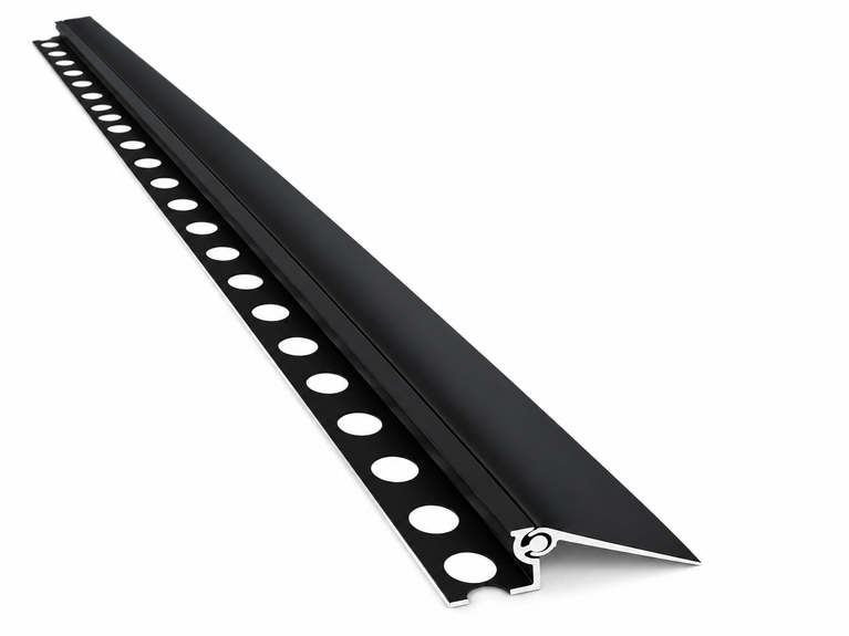12 mm adaptive molding in matte black aluminum