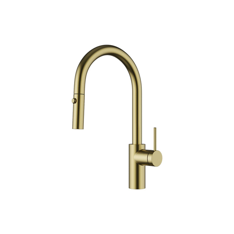 Robinet de cuisine : Design Deluxe Inox Or