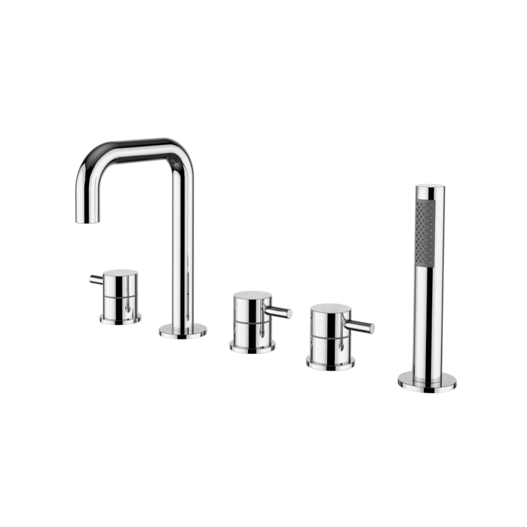 Bathtub Faucet with Hand Shower - Chrome