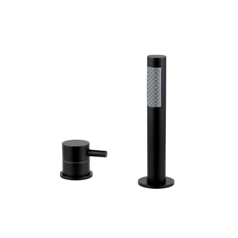 Bathtub Faucet with Hand Shower - Matte Black