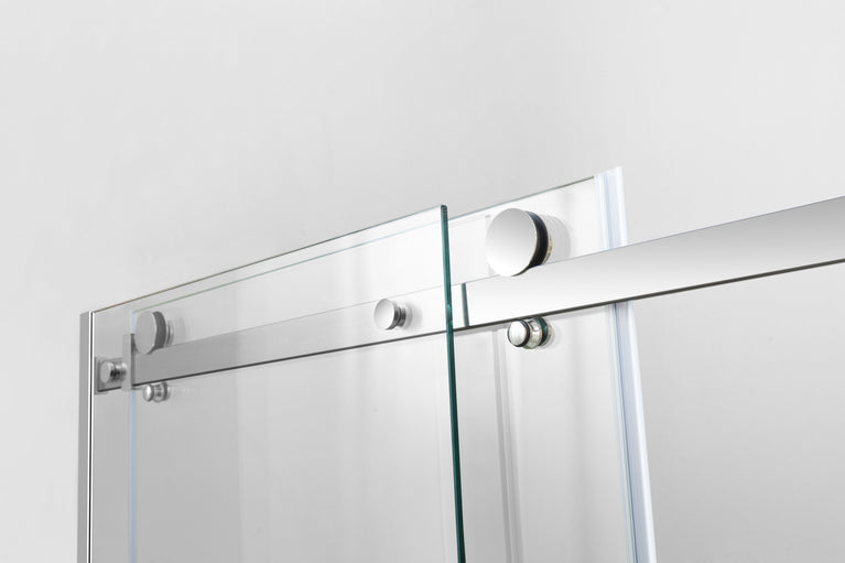 Douche (Base et Vitres inclus) chome 36"X48" en alcove | Entrepôt de la Réno