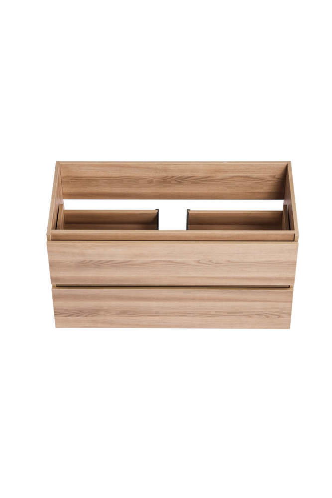 Vanité avec comptoir 40 pouces bois naturel