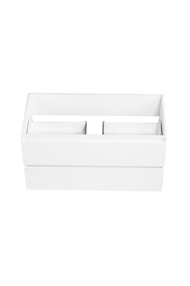 Vanity with 40-inch satin white countertop