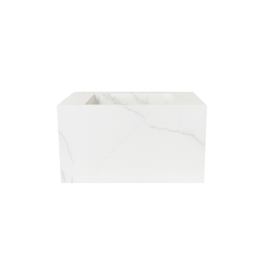 Vanité en céramique blanche